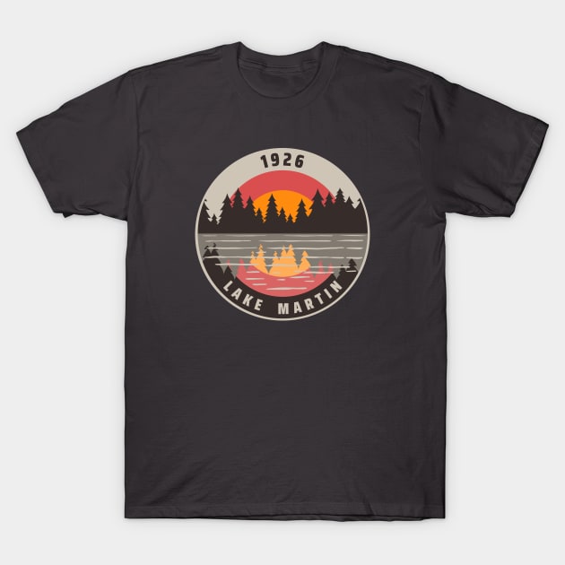 Lake Martin 1926 T-Shirt by Alabama Lake Life